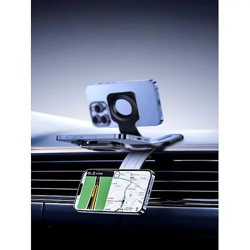 Автодержатель XO C145 Magnetic Velcro Bracket Черный - фото 3