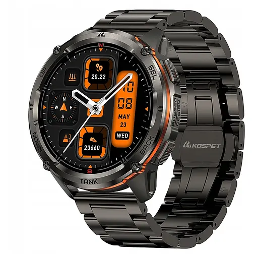 Смарт-часы Kospet Tank T3 ULTRA 2 SE BLACK 6974958251170 - фото 1