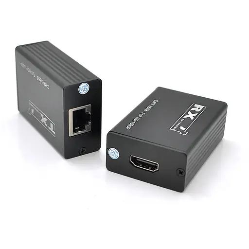 Одноканальный пассивный удлинитель HDMI сигнала по UTP кабелю по одной витой паре. Дальность передачи: до 30метров, 1080Р- cat6e