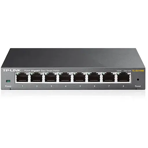 Коммутатор TP-LINK TL-SG108E, 8x100/1000 Mb/s, управляемый