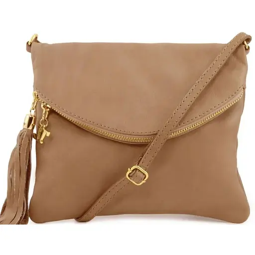 Кожаная женская сумка кросс-боди Tuscany 22х18.5х1 см nsa0001374 - фото 1