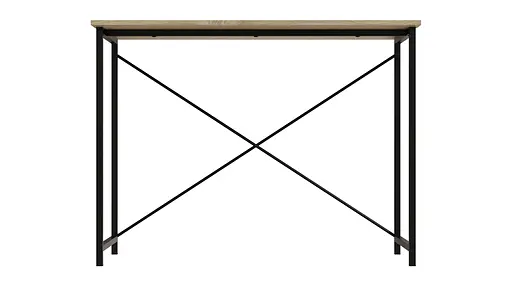 Стол письменный Line Лайт Ferrum-decor 750x1000x600 Черный металл ДСП Дуб Сонома 16 мм (FRD-104846) - фото 6