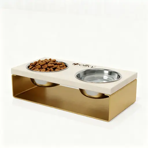 Hollky StellWood — миски на підставці для маленьких собак та котів (2 × 0,45 л)