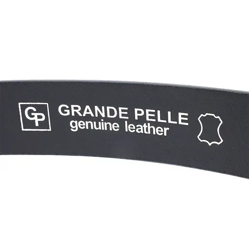 Ремінь шкіряний Grande Pelle чоловічий 3,8х120 см acs0026888 - фото 4