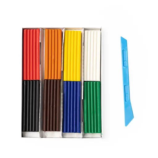 Пластилин 8 цветов, 128 грамм, стек, Увлечения, 99IDEAS - фото 7