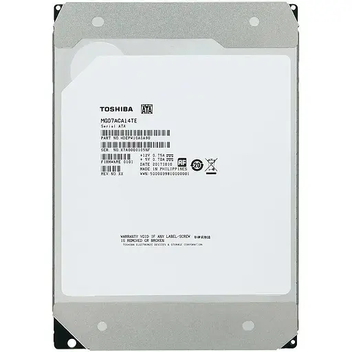 Жесткий диск 3.5" Toshiba Enterprise MG07 14TB SATA 256MB (MG07ACA14TE) [135880] - фото 3