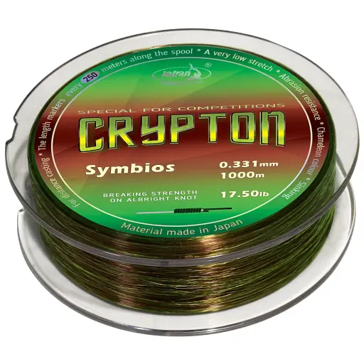 Волосінь Katran Crypton Sy мbios 1000 м (neon/brown) 0.331 мм 17.5 lb/7.94 кг