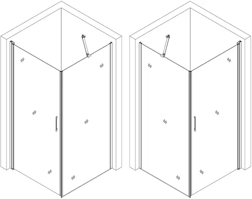 Душова кабіна Bravo LYNA 90N Без пiддона - фото 2