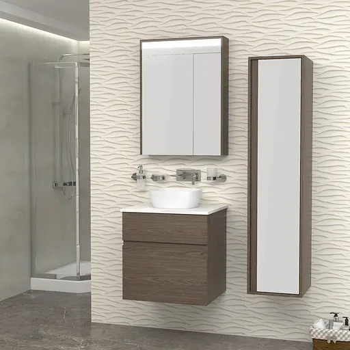 Пенал подвесной Imprese Blatna L 150x40x35 см дуб f3283Dr, Дуб - фото 4