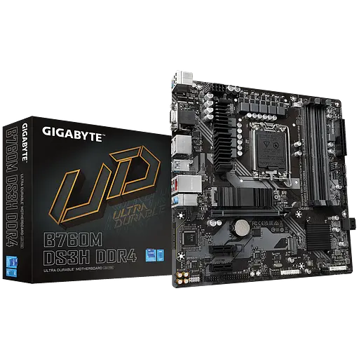 Материнская плата Gigabyte B760 DS3H DDR4 LGA 1700 (B760 DS3H DDR4)