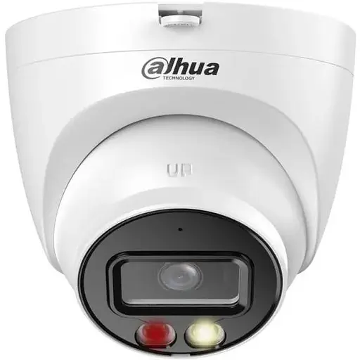 IP камера Dahua DH-IPC-HDW2249T-S-IL (2.8мм), White, 2Мп, 1/2.8", 1920х1080, f=2.8 мм, ІЧ підсвічування + LED до 30 м, LAN с PoE, IP67, Micro SD, день/ніч - фото 2