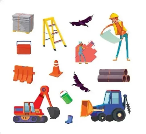 Багаторазові наліпки. Будівельний майданчик - фото 4