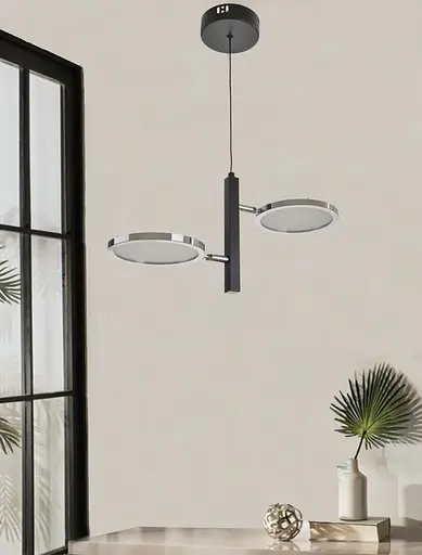 Люстра Brille лофт підвісна LED 22W NW CH (BL-881S/2) - фото 6