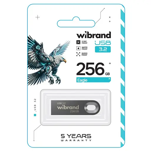 Флеш накопитель металлический WiBrand Eagle 256 GB USB 3.2 Gen1 - фото 3