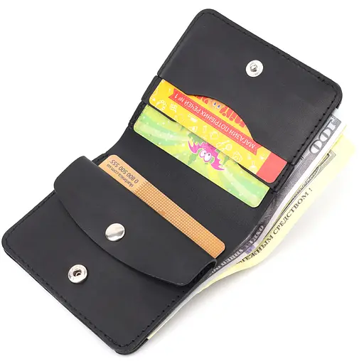 Кожаный портомный унисекс Shvigel 9.3х9.5х1.3 см acs0022797 - фото 4