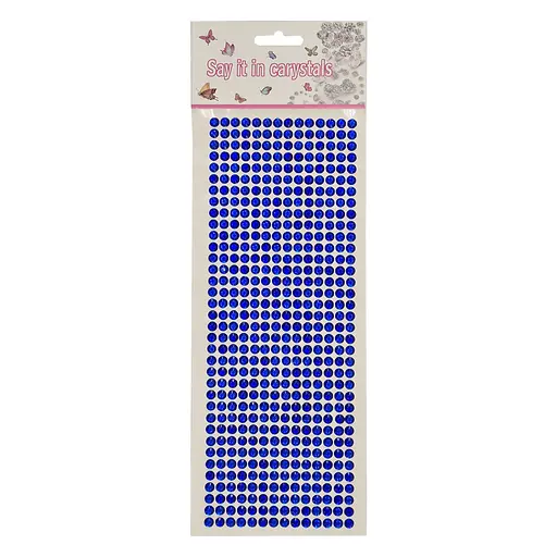 Наклейки декоративные XY-004(Blue) на планшетке 504 шт