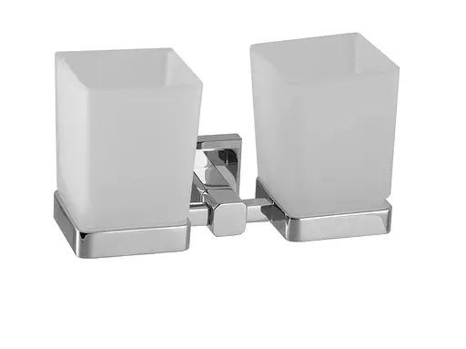 Склянка подвійна Topaz TКВ 9928A хром - фото 2