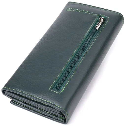 Вертикальный кошелек из натуральной кожи ST Leather 17.5х9х3 см acs0029697 - фото 2