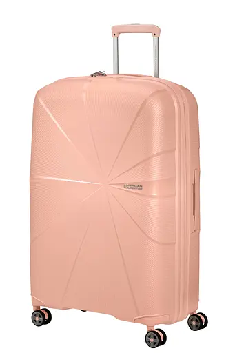 Чемодан 77 См American Tourister STARVIBE METALLIC PEACH 77х51х30(33) MD5*76004 - фото 5