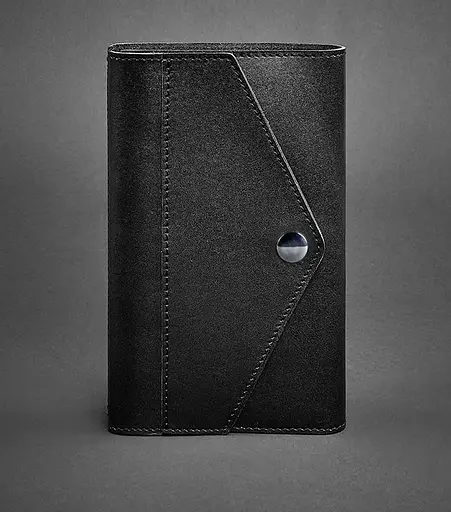 Шкіряний блокнот (Софт-бук) 2.0 чорний - фото 1