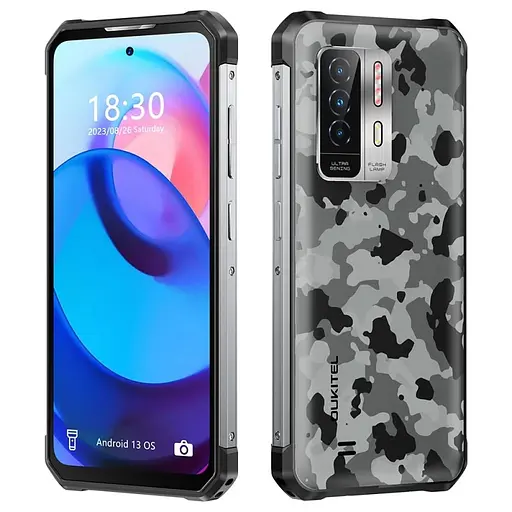 Смартфон Oulitel WP27 68"FHD+ /12GB+256GB/ G99 /8500mAh /64+16Мп/ IP69K /NFC CAMO - фото 4
