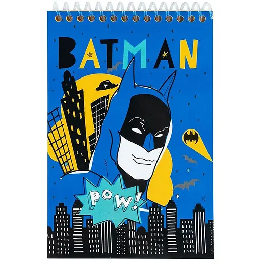 Блокнот Kite Batman А6, 48 аркушів (DC25-196)