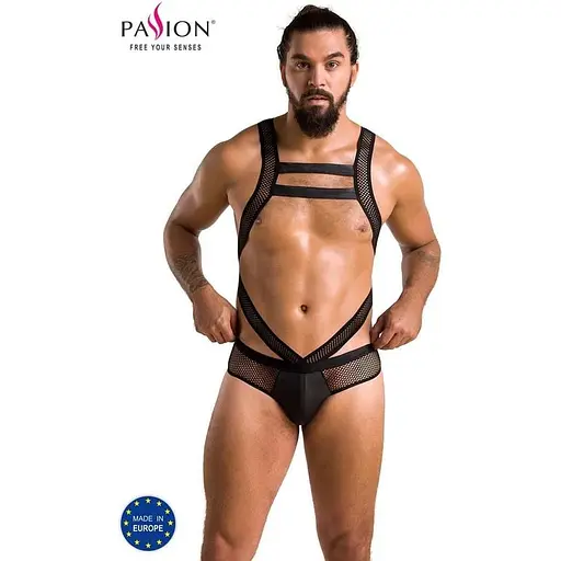 Чоловічий боді Passion 045 Body Victor black L/XL - фото 5