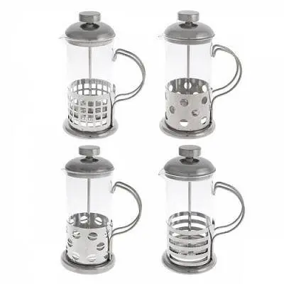 Заварник френч пресс для чая кофе А - Плюс френч чайник заварник стеклянный с прессом - фото 3