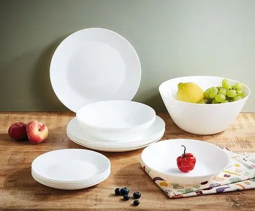 Салатник Luminarc ZELIE белый 24 см стеклокерамика (V3732) - фото 4