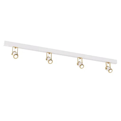 Люстра потолочная 4Spots, PikArt арт. 24275 Золотой/белый - фото 1