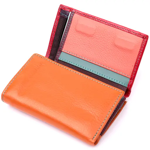 Кожаный женский кошелек ST Leather 12.2х8х2 см acs0028372 - фото 3