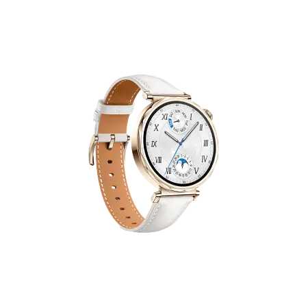 Смар годинник HUAWEI Watch GT 5 41 mm білий (шкіряний ремінець) - фото 4