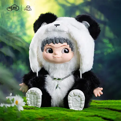 М'яка іграшка лімітована Pop Top Letsvan серії Wakuku - Панда 800% 37 см - фото 7