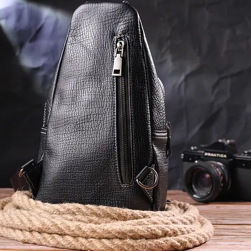 Чоловіча шкіряна сумка Vintage 16х18х8 см sum0022401 - фото 7