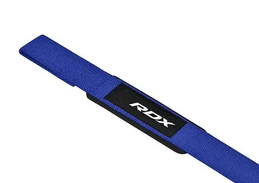 Лямки для тяги RDX W1 Gym Single Strap Blue Plus (WAN-W1U+) - фото 4