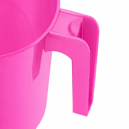 Стакан мірний пластмасовий із ручкою для харчових продуктів 1750 мл Рожевий 88217 - фото 4