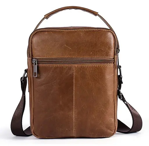 Чоловіча шкіряна сумка Vintage 18х22,5х5,5 см sum0012358 - фото 2