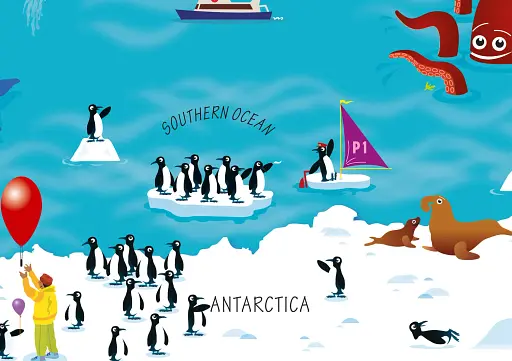 Collins Children’s World Map New - фото 5