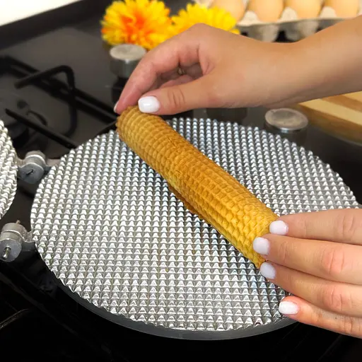 Вафельниця пірамідка форма для випічки вафельних коржів для тортових вафель на плиті Ø 18 см зі знімними ручками, RS 87765 - фото 9