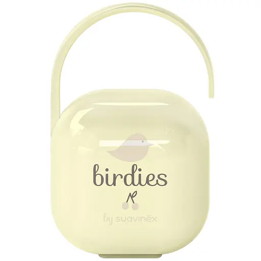 Футляр для пустушки Suavinex Birdies світло-жовтий (309133)