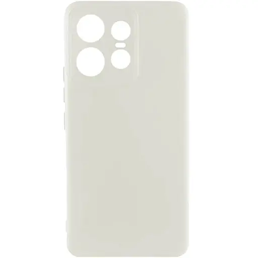 Чохол Silicone Cover Lakshmi Full Camera (AA) для Motorola Edge 50 Pro Білий / White