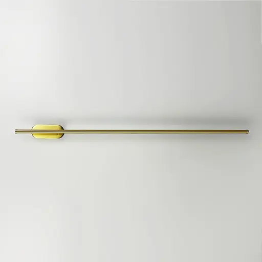 Сучасне лінійне бра в латунному корпусі 100 см Line F Арт. WB26/1000 AB - фото 6