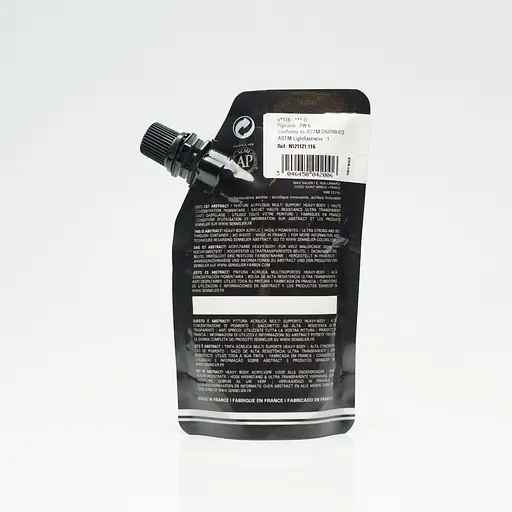 Акриловая краска Sennelier Abstract, 500 мл, Титановый белый (Titanium white) - фото 2