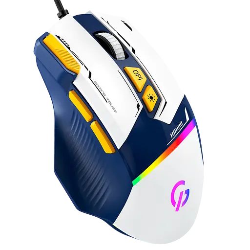 Мышь GamePro GM300 RGB Blue-White (GM300BL) - фото 3