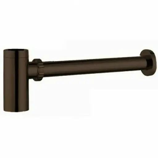 Сифон для умивальника Kraus чорна бронза PT-50ORB, Бронза - фото 1