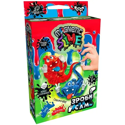 Набір для проведення дослідів Danko Toys Crazy Slime Magnetic SLM-Mg-02-01U,02U міні безпечний вид 2