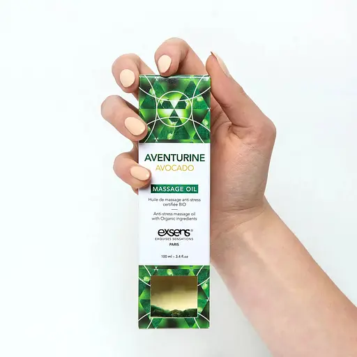 Массажное масло Exsens Aventurine Avocado (антистресс с авантюрином) - фото 3