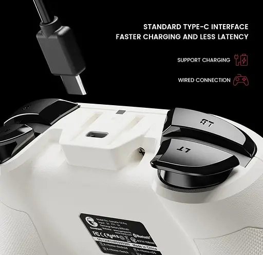 Геймпад джойстик для смартфона GameSir T4 Pro White MFi Multi-platform Game Controller - фото 12