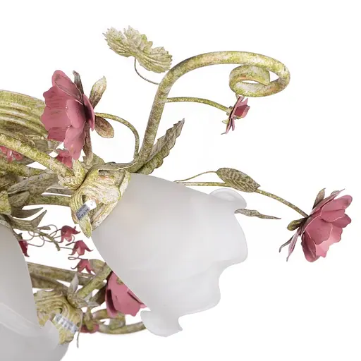 Люстра стельова Brille флористика E14 60W GR (BKL-513S/4) - фото 2