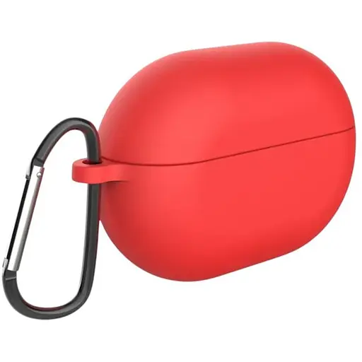 Чохол-накладка DK Silicone Candy Friendly із карабіном для Huawei FreeBuds Pro (red)